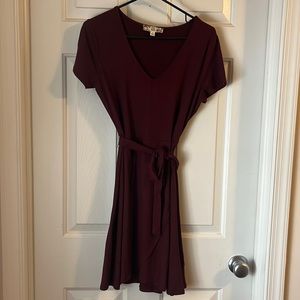 Maroon dress